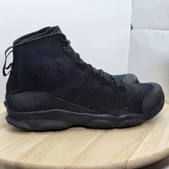Under Armour UA SpeedFit Hike Mid Boots Triple Black #1257447-001 Size 8 - Picture 3 of 9